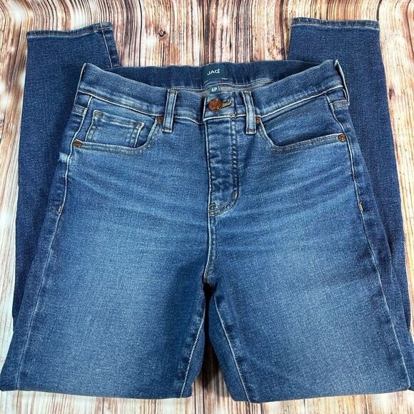 Jag Jeans VALENTINA SKINNY Size 6P/27 Blue Pull On Mid Rise Denim Pants 28x26.5 - Picture 3 of 12